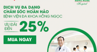 Bệnh viện Hồng Ngọc – Ưu đãi ến 25%