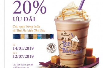 Ưu đãi 20% cho sản phẩm The Coffee Bean