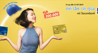 Sacombank: Mở thẻ là có quà