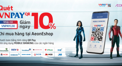 Quét mã VNPAY – Giảm ngay 10%