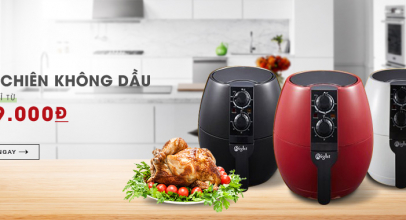 Nồi chiên không dầu giảm 50%